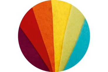 Vorfilz-Mixpackung - 6 Farben je DIN A4